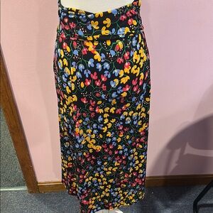 Floral Women's Skirt - Multicolor